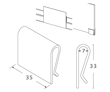 ボード用クリップ